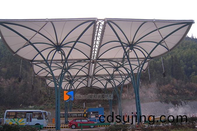 湯(tang)口(kou)收(shou)費站(zhan)膜結(jie)構(gou)項目