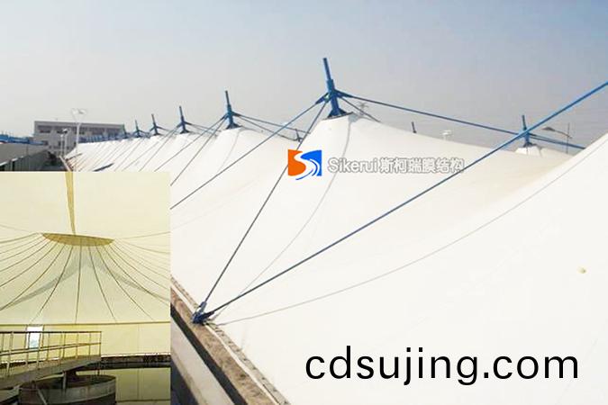 內(nei)矇(meng)某(mou)汚(wu)水池加蓋(gai)封(feng)閉膜(mo)結(jie)構項(xiang)目