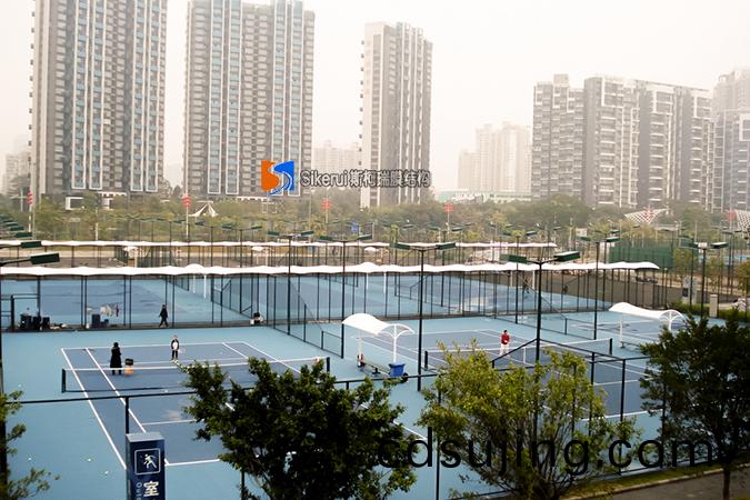 深圳灣(wan)網(wang)毬(qiu)中心長廊(lang)膜結(jie)構