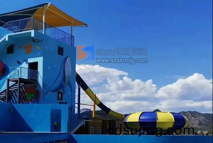 唐山常(chang)樂穀水(shui)上樂(le)園膜(mo)結(jie)構(gou)(1)